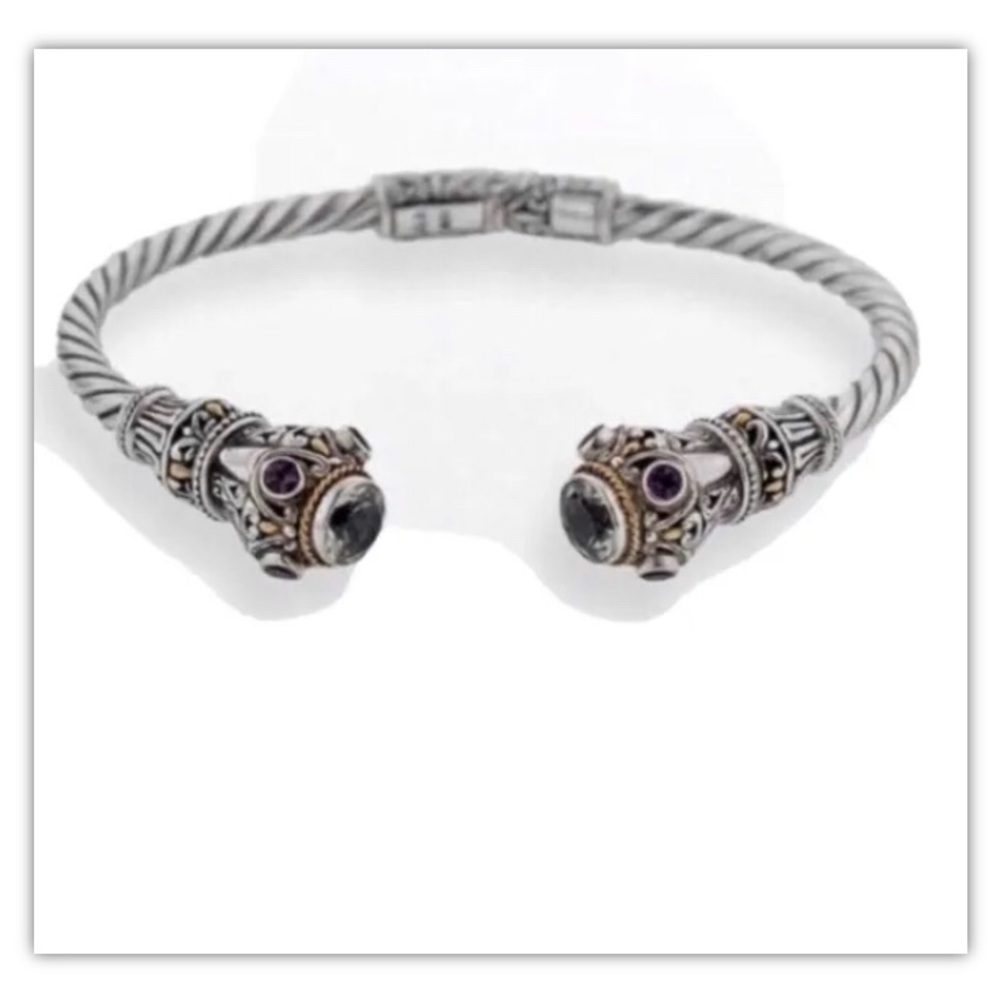 14k gold & sterling silver bracelet
